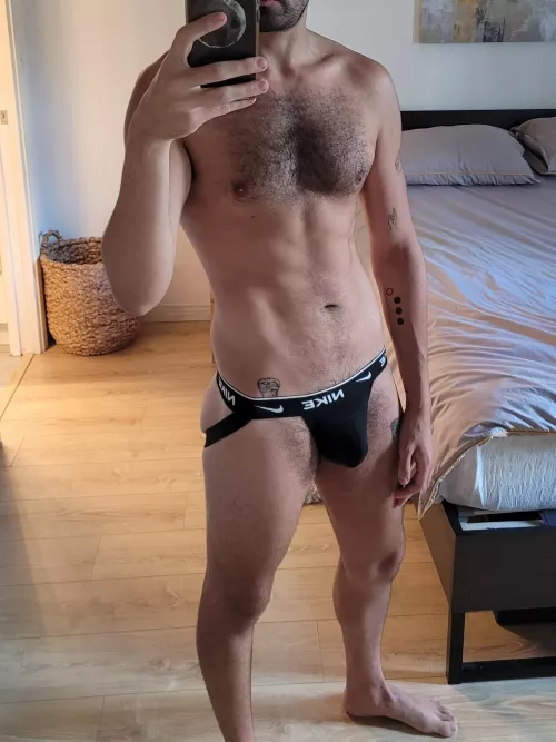 who wants this jock once im done with my workout?