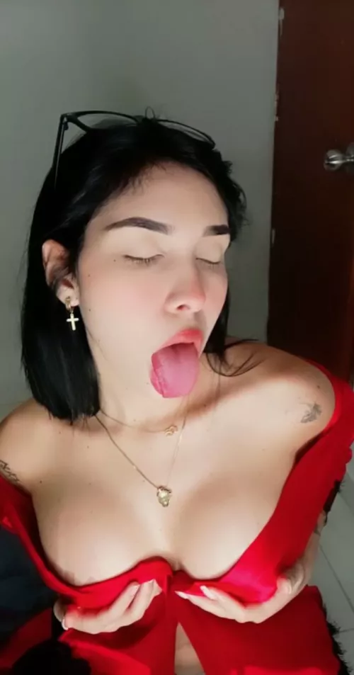 Am I needy when I want you to cum in my open mouth?