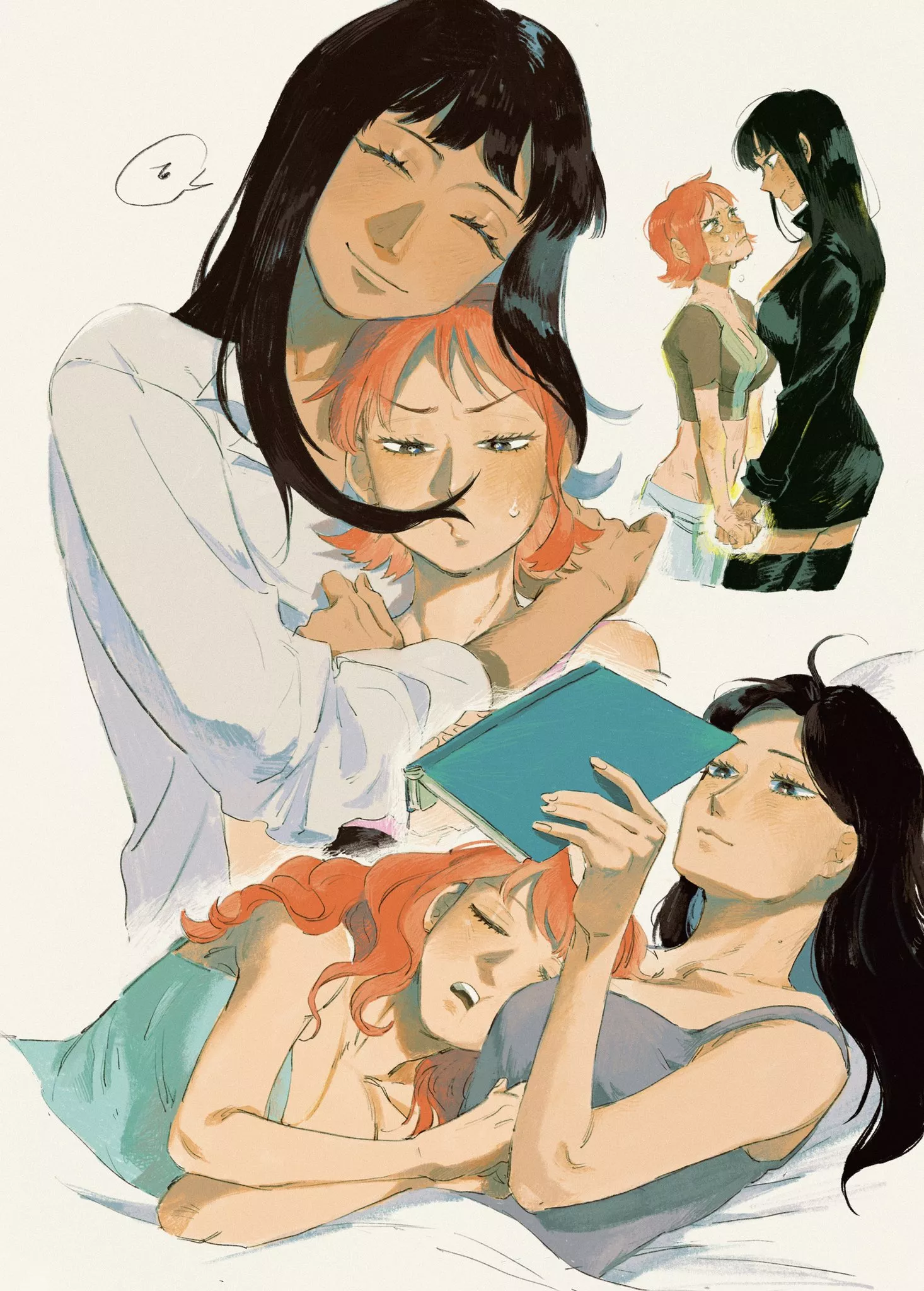 Best Gurls Robin & Nami [One Piece] (konekomarururu)