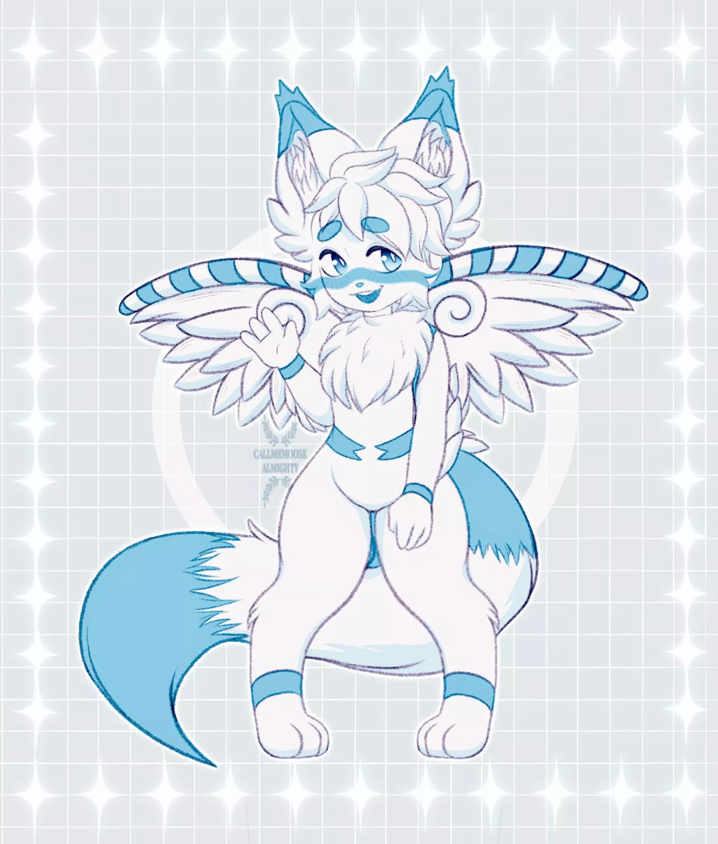 🌀Did an art trade recently and finished a mutuals Sona!🌀