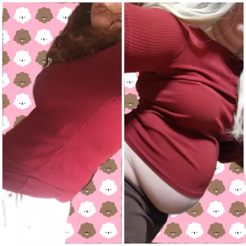 It looks like two different sisters. One of them is the slim fit cutie that all the boys swoon after while the other one is just shapeless hog. Funny to know its the same girl and her complete lack of self control 🐷🐷 onlyfans: @fatmerida/ curvage: 