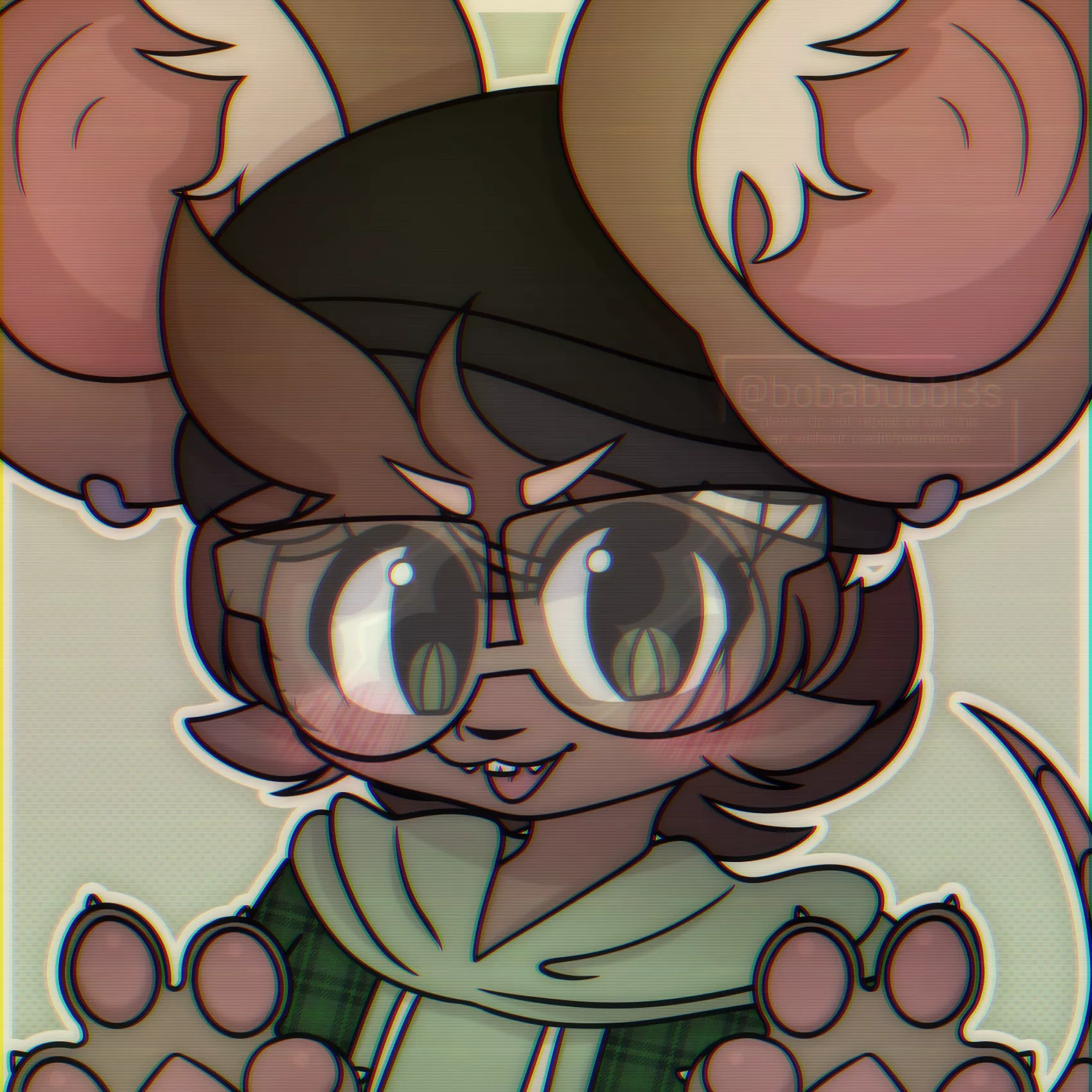 new pfp of my fursona, what do you guys think?