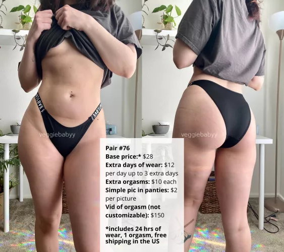 [Selling][US] I just discounted a TON of my panties! Check out my panty drawer to see them all!