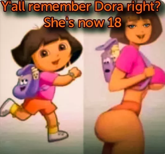 since she's gotten older, I sure hope she isn't going out on adventures like that...