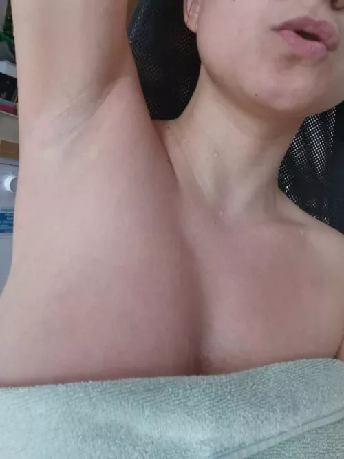 straight after shower