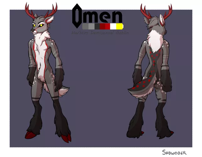 Wanted to make a fursona for my fiance (He's not a furry). The only real request was 