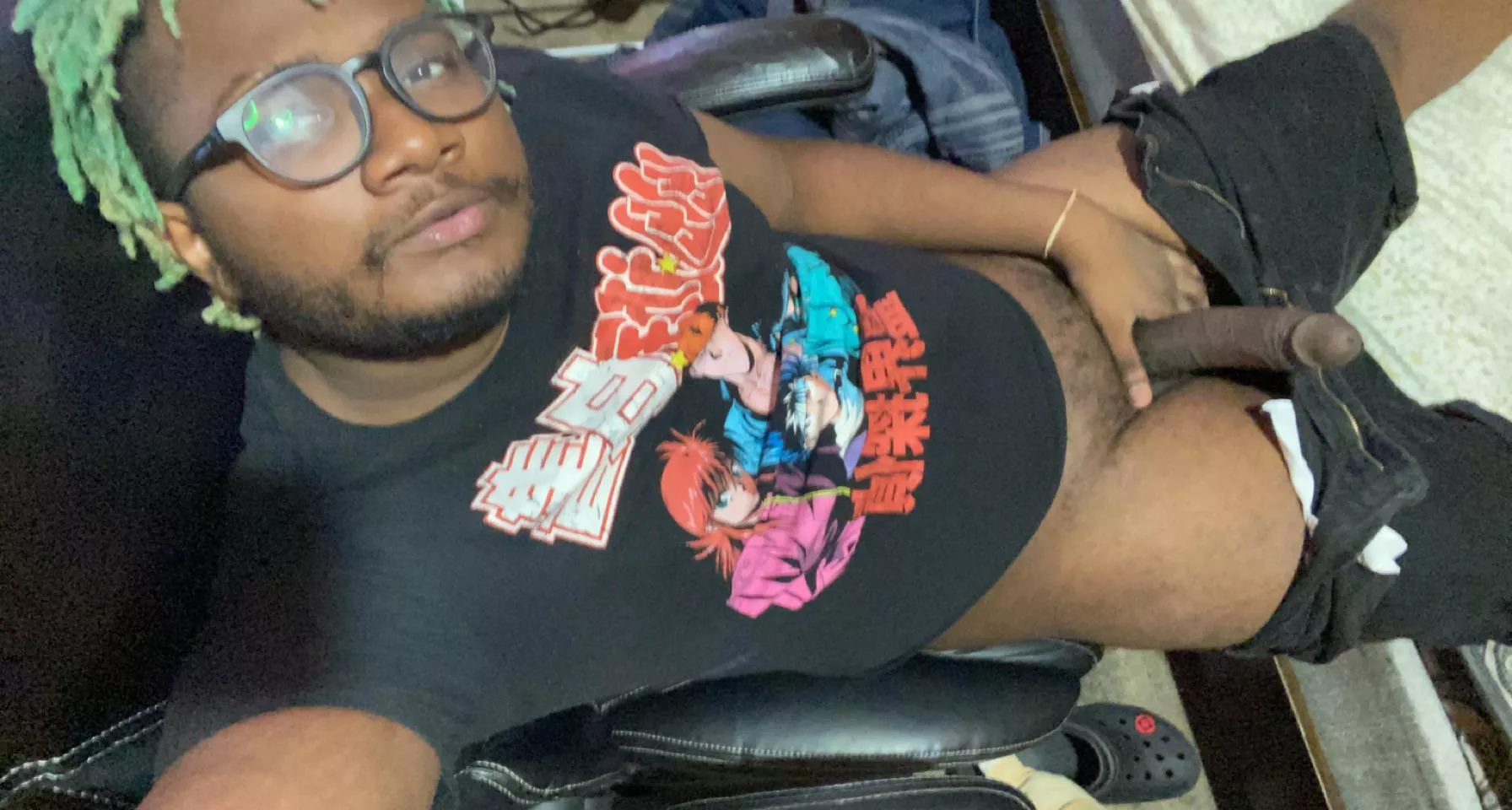 What’s a better way to end my birthday then with my dick out