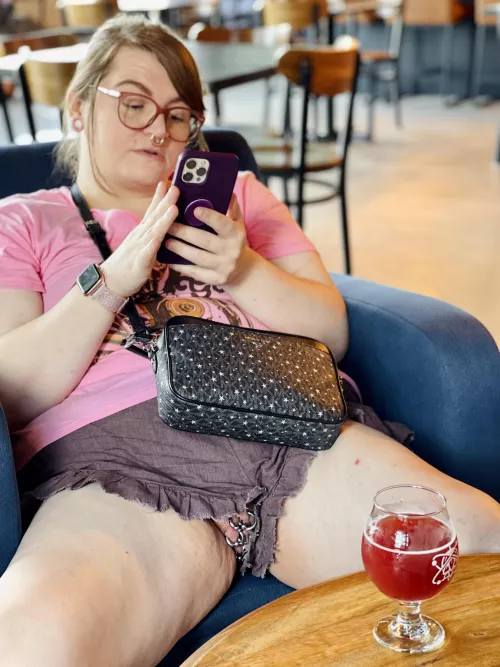 You’re at the brewery with your boys. You catch this out of the corner of your eye. What do you do?