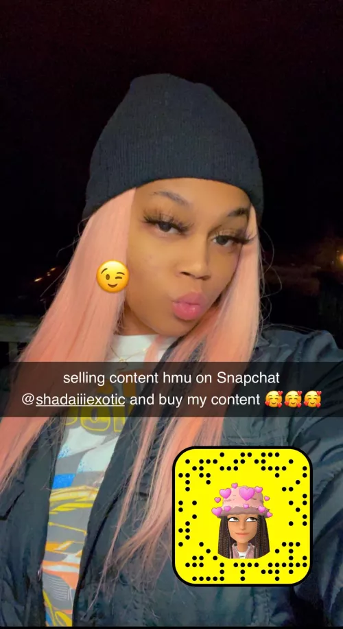 add me on snap for more content 🥰🥰 @Shadaiiiexotic 😩💦🍒