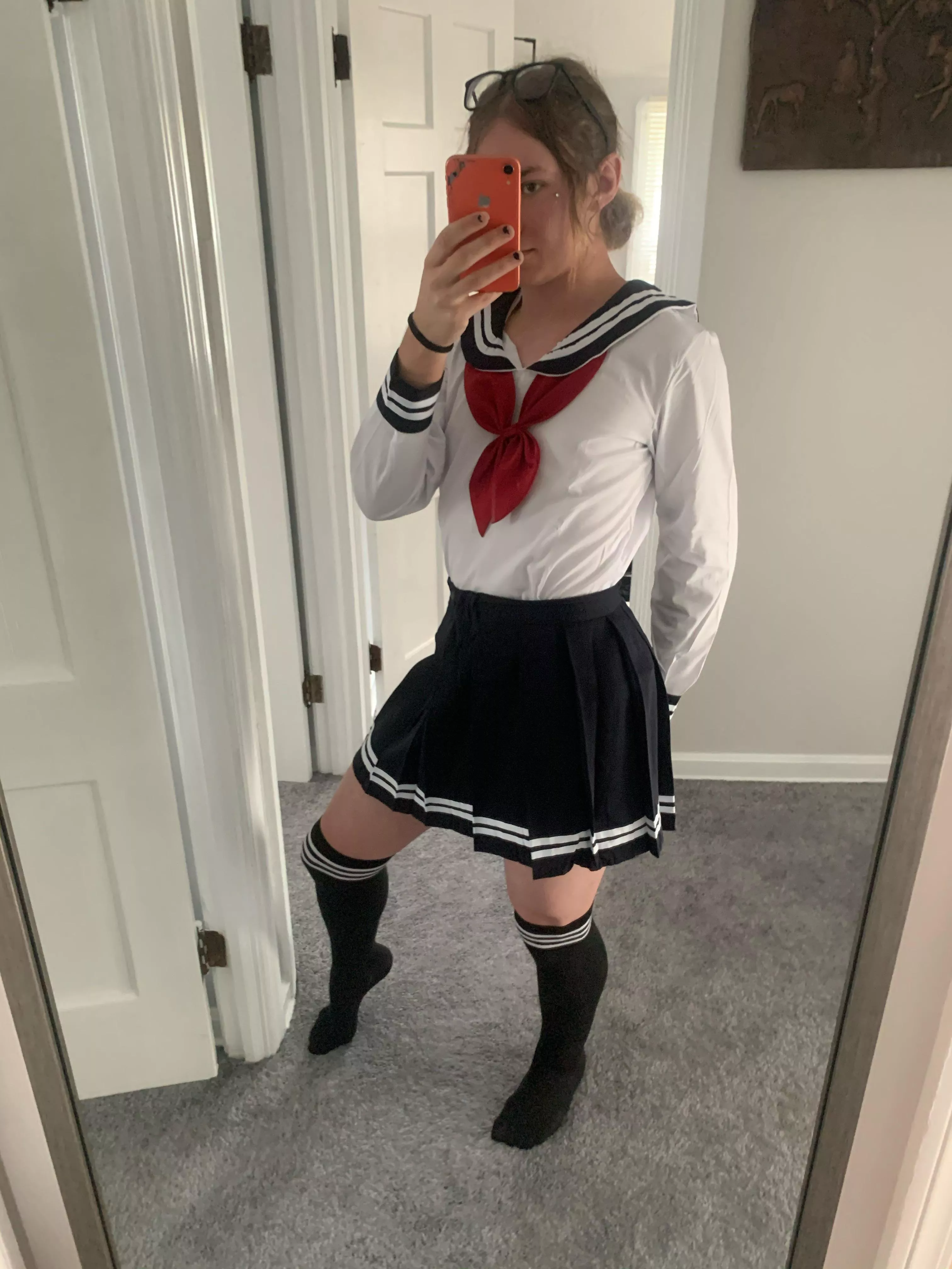 got my school uniform! errr... i mean halloween costume