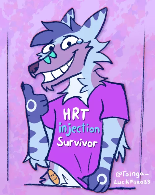 He's surviving 😬👍🏳️‍⚧️