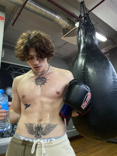 on the way to the perfect body, so that the ex understands what he has lost