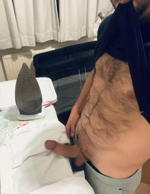 Real dads iron their own shirts [36]