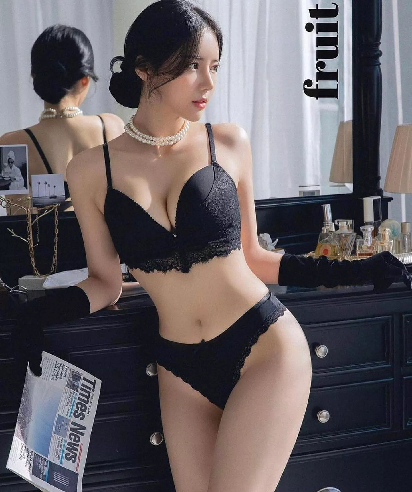 All black
