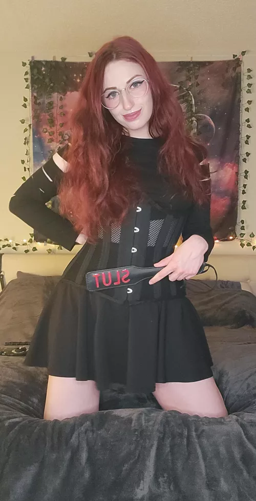 Be a good little pet for me and present your ass so I can beat it red, sub!