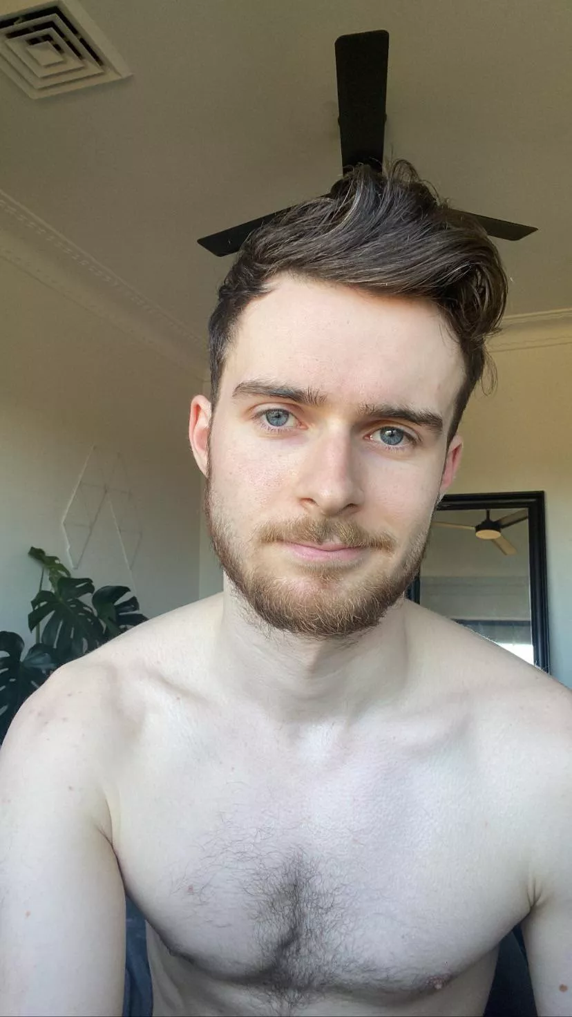 Messy look.