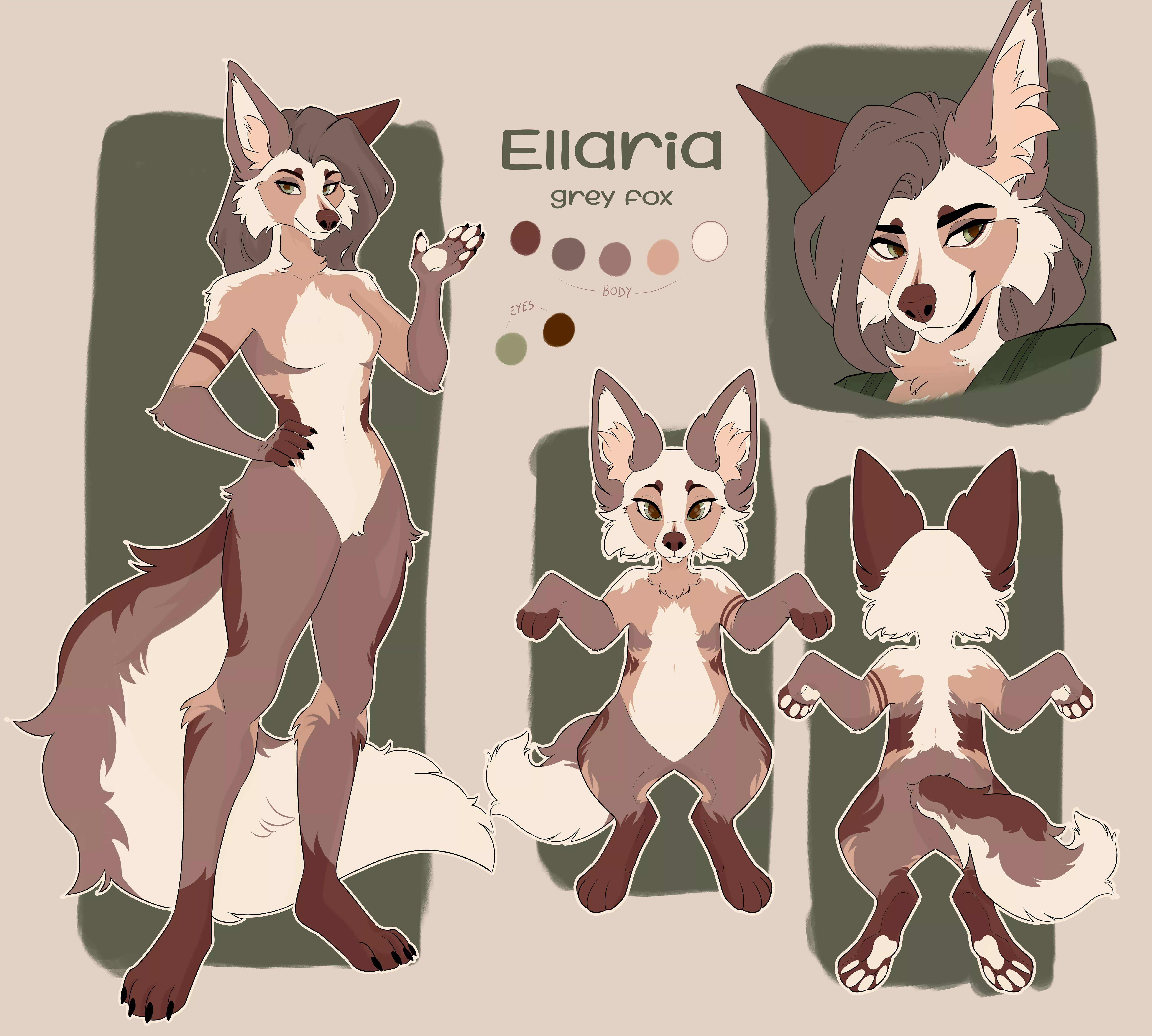 My beautiful fursona ✨ Commissions Open! Art by me @ellariaartist on twitter
