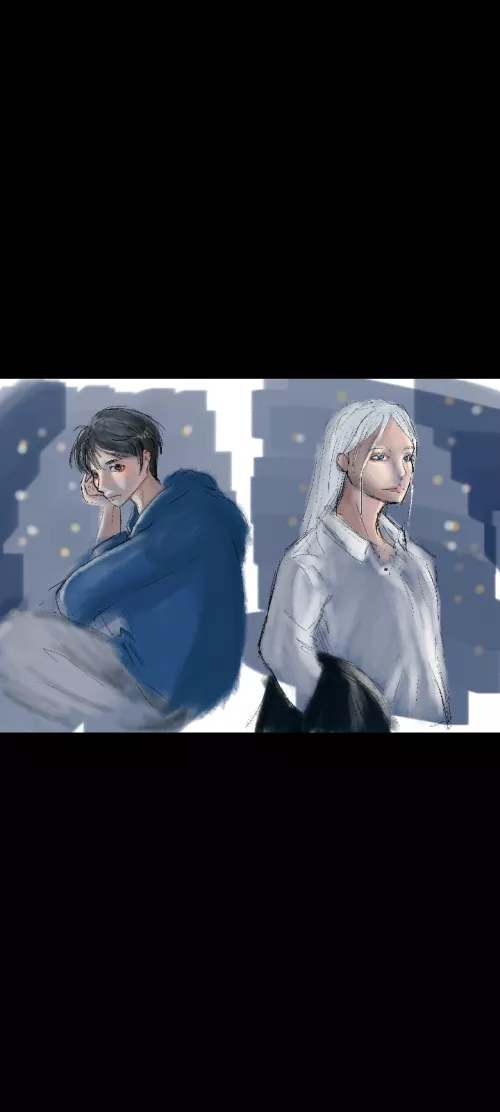 My OC characters. I draw them when I take a break from class.