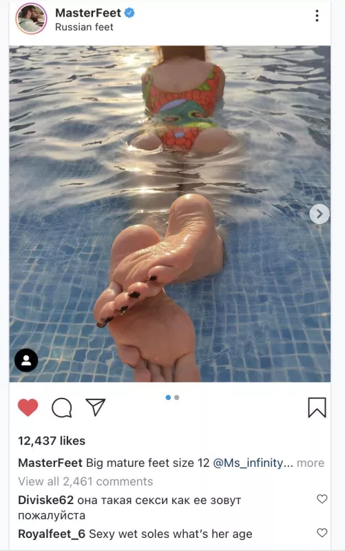 Sexy big Russian feet! DM if you like to post your feet