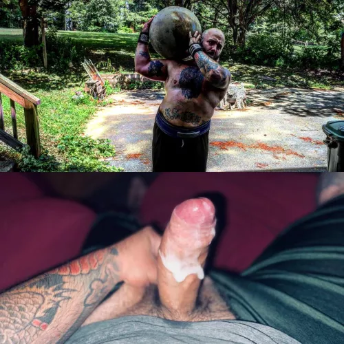 (36) good morning from my cum covered cock