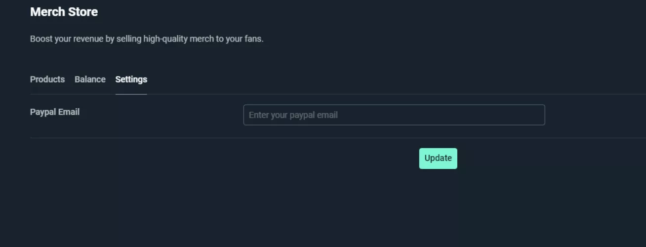 Do I need paypal to sell streamlabs merch