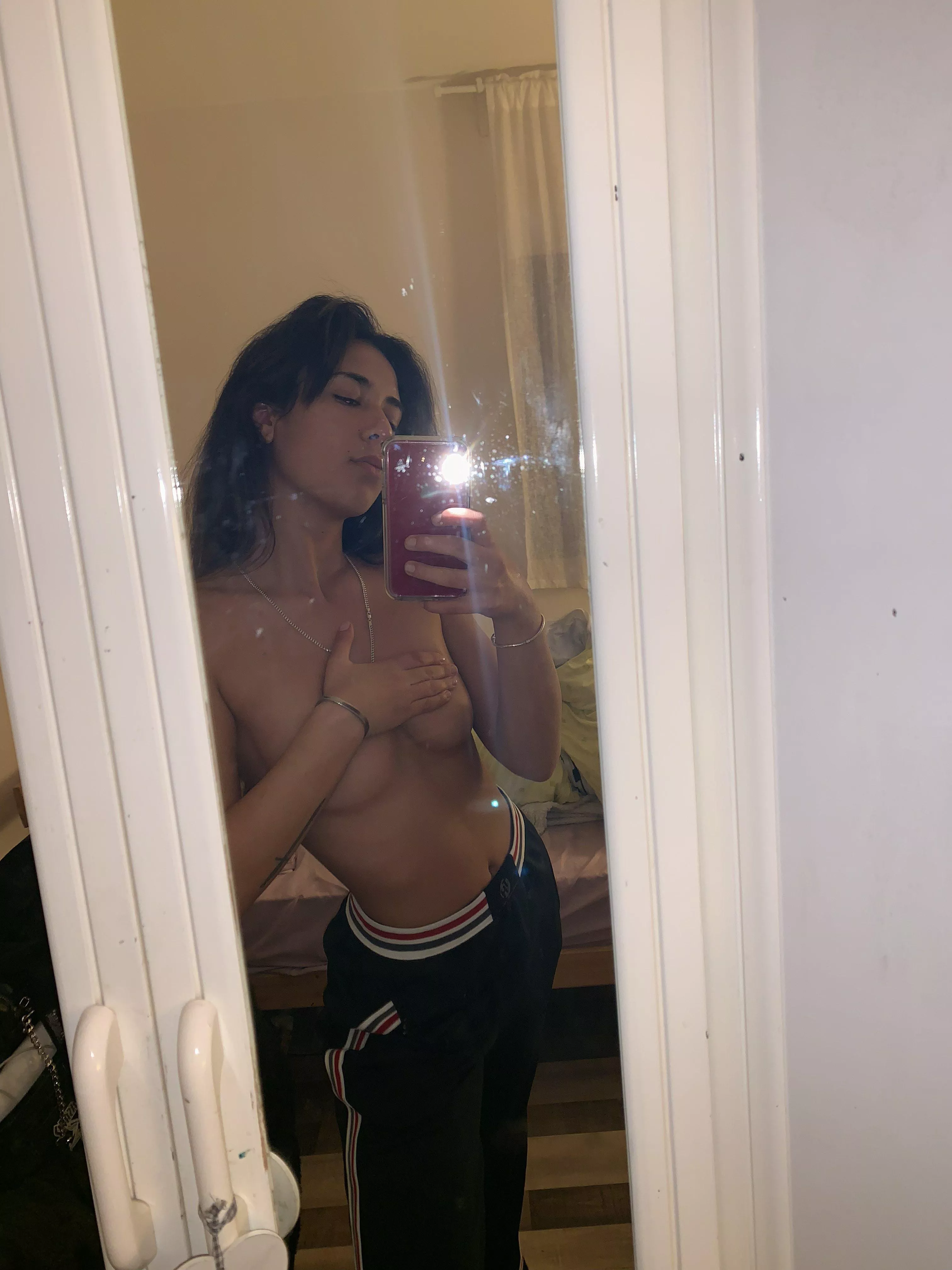 I know u always wanted to play with my boobies babe <3