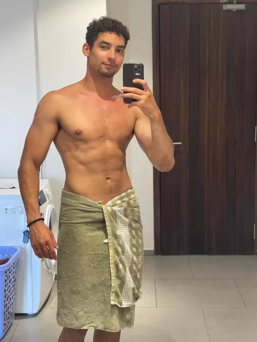 In the gym working on my physique! Do you go to the gym often?