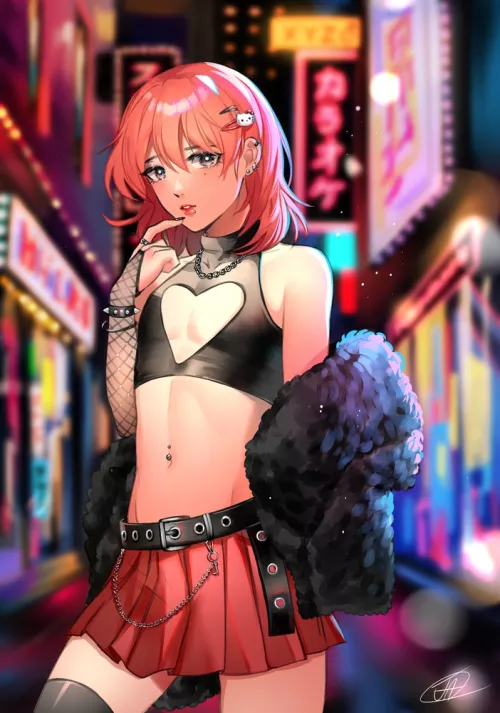 Just trying out my new look around the city! I hope I don't look too weird...