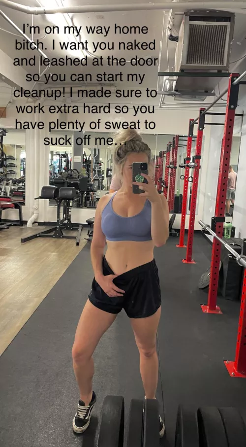 Mommy’s at the gym