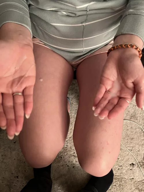 There was no warning, I was watching tv and got jizzed on 😂