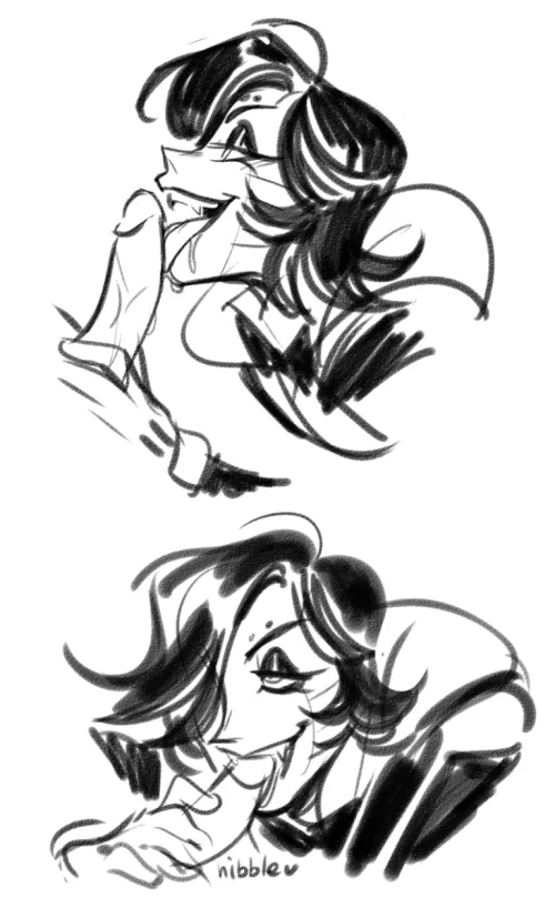 Vampire [Mettaton] but he sucks something else instead of blood (hotlegmeme)