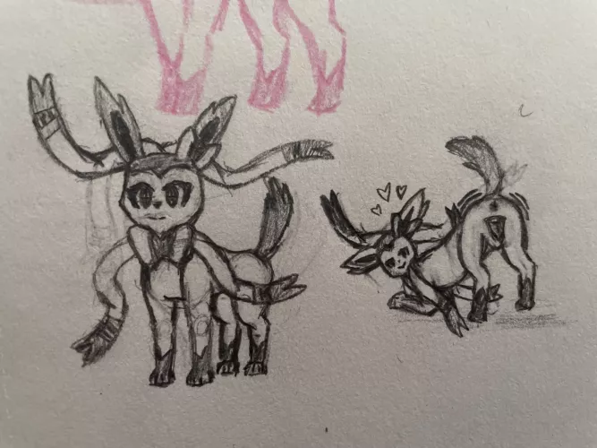 [F] first time drawing a sylveon ever, i think i did oki ^^ opinions? (OC)