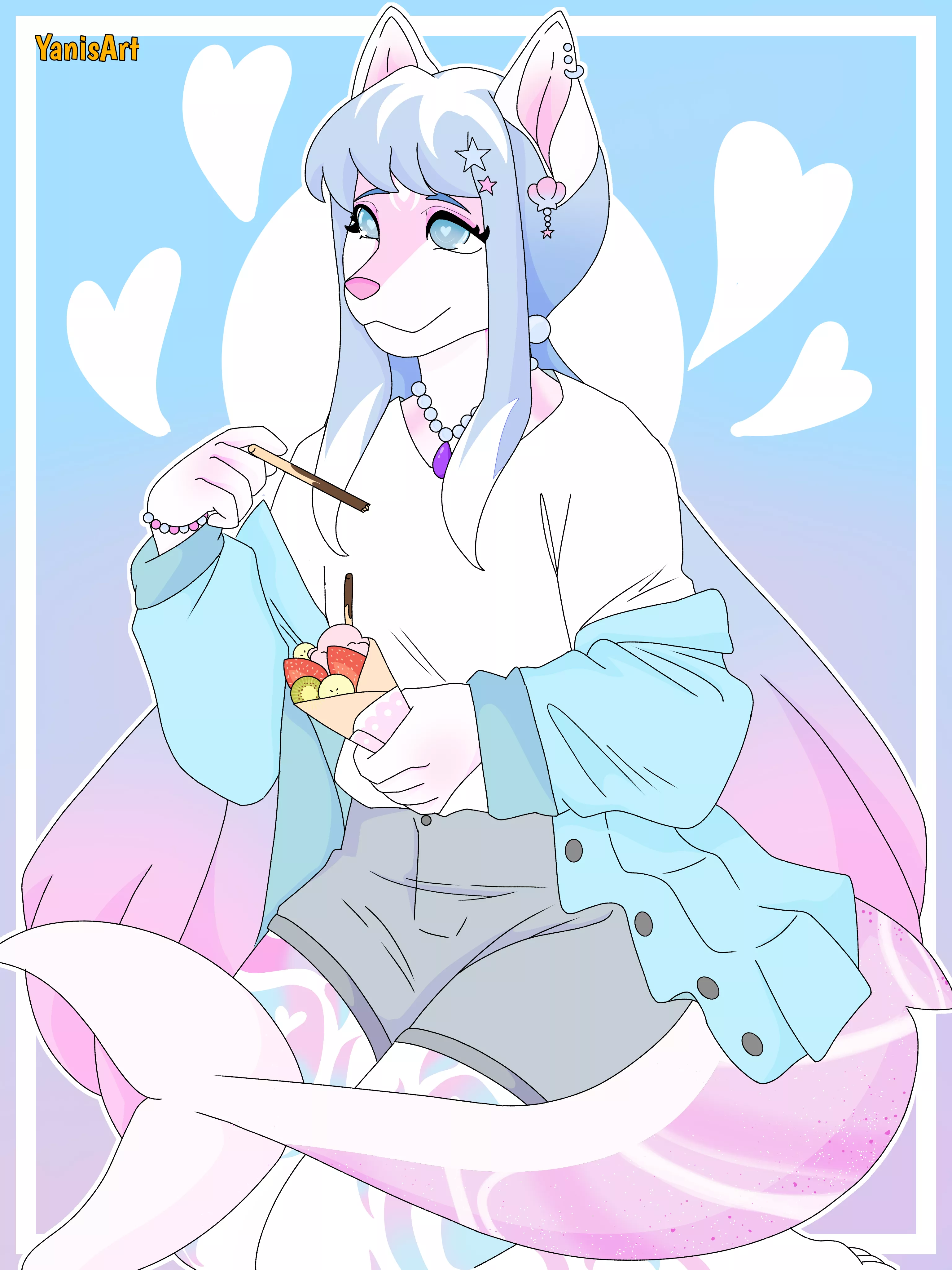 hello! I would like to share this piece that I made recently, it was a commission and that is how it turned out, I am really satisfied with the result and the colors, I hope you like it! art by me hello! I would like to share this piece that I made recently, it was a commission and that is how it turned out, I am really satisfied with the result and the colors, I hope you like it! art by me