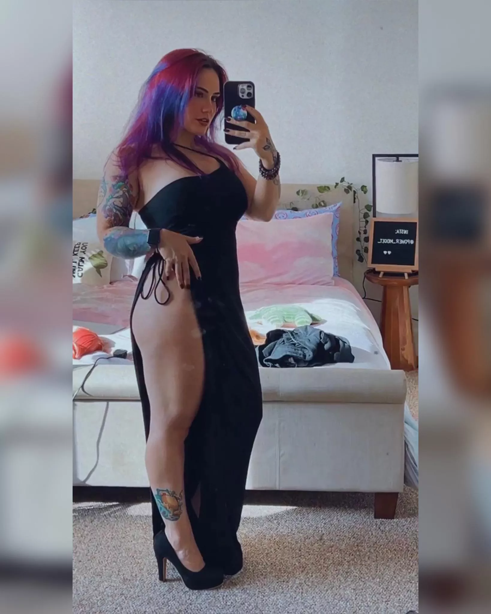 I don’t normally wear dresses but i felt good in this one 🥰