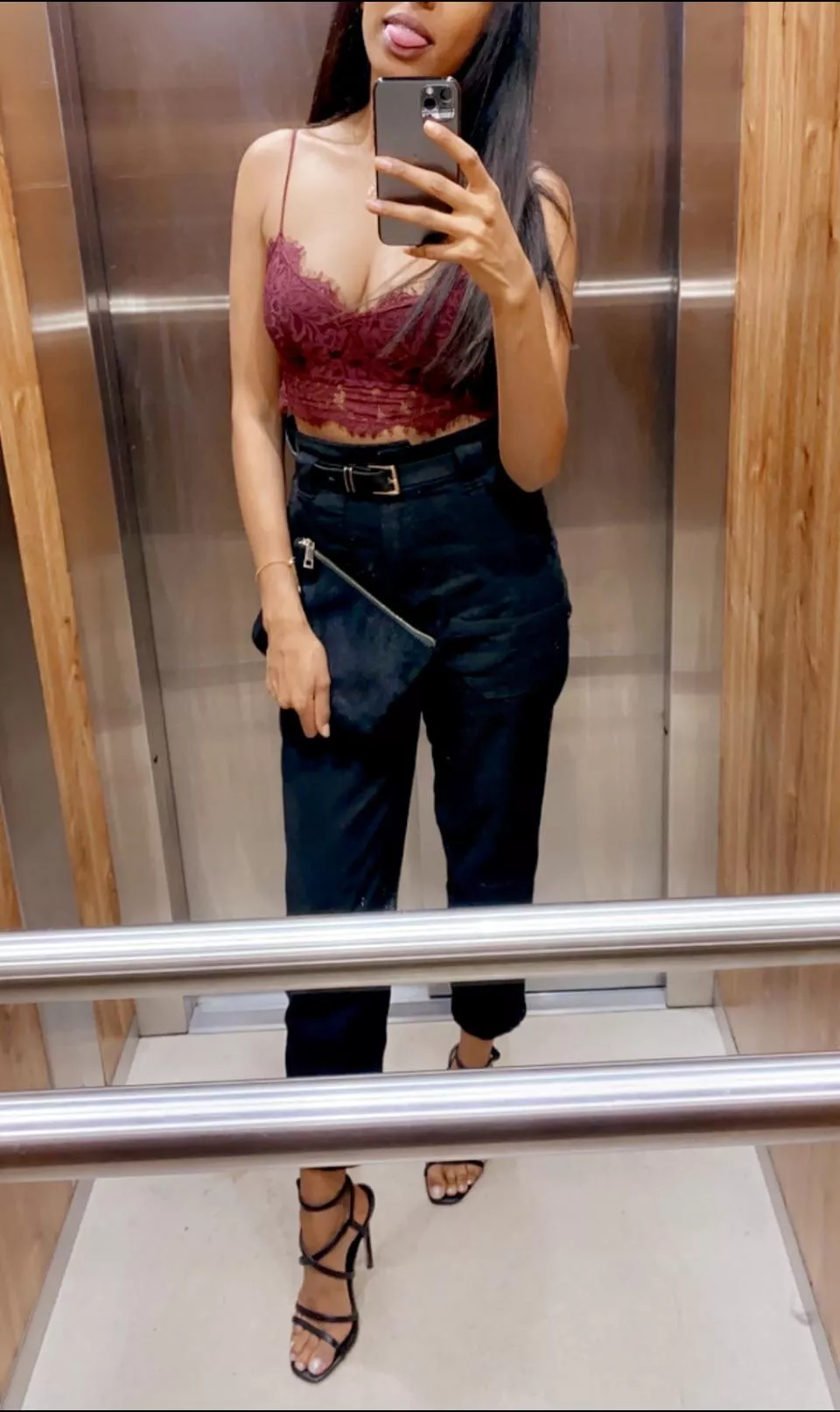 My slut wife loves being told what to do. What’s the first thing you would say to her if you were stuck in this lift together? My slut wife loves being told what to do. What’s the first thing you would say to her if you were stuck in this lift together?