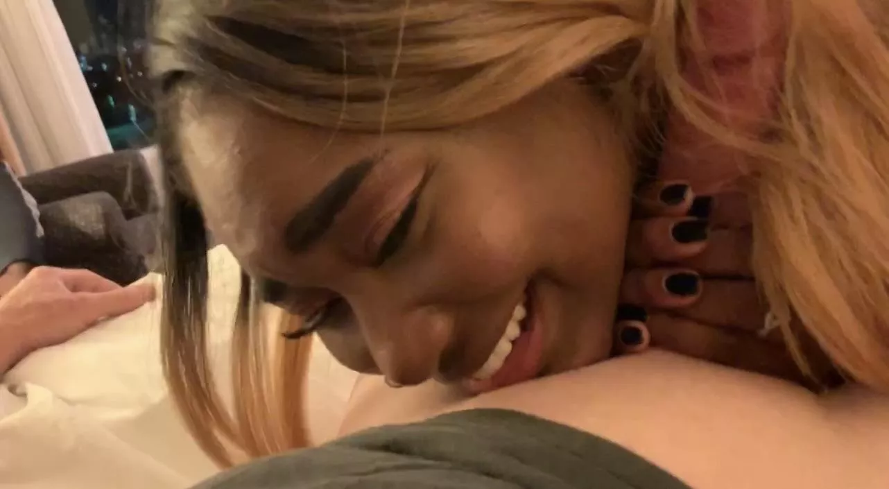 When one big dick is pounding you silly you can’t suck the other on but you don’t want to let it go either lol When one big dick is pounding you silly you can’t suck the other on but you don’t want to let it go either lol