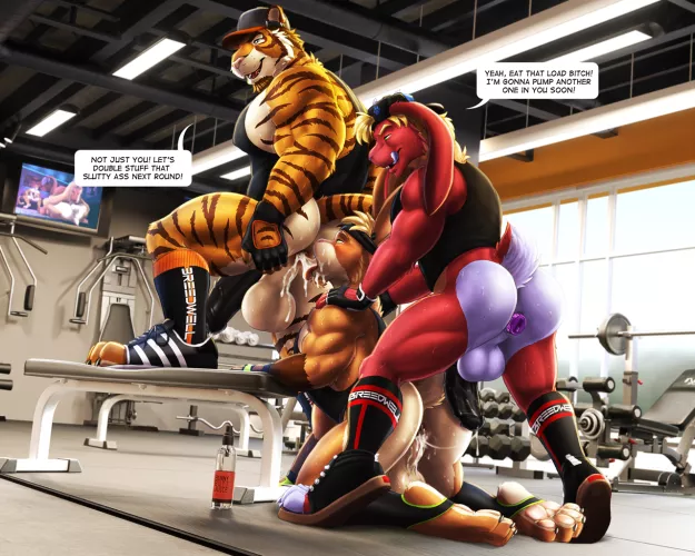 Bottomless Bunny Butt Gym (dream_and_nightmare)