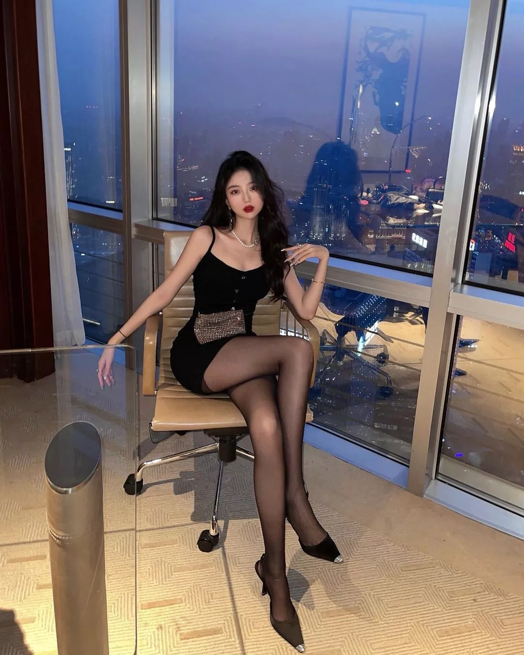 Crossed legs