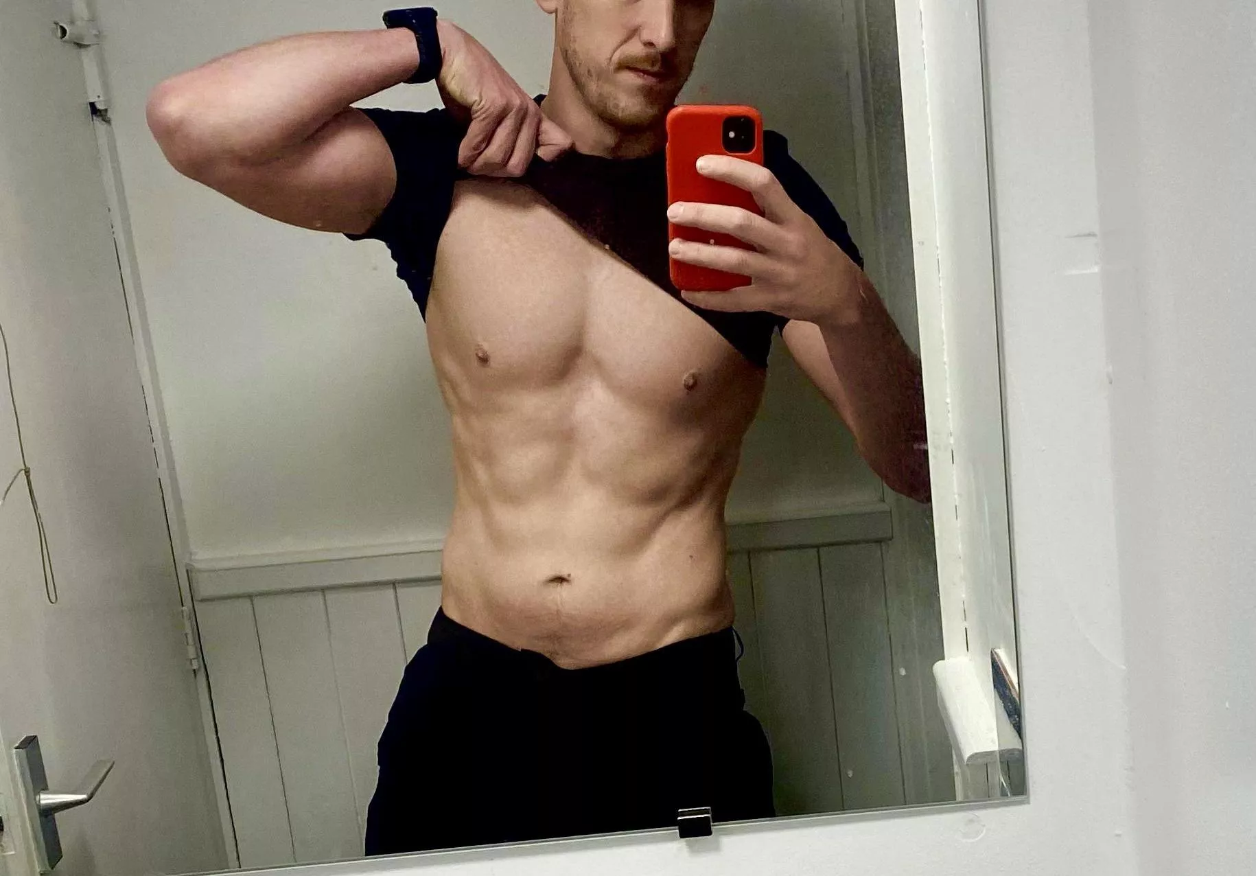 Forearm, plus a little extra, hope that’s okay with you