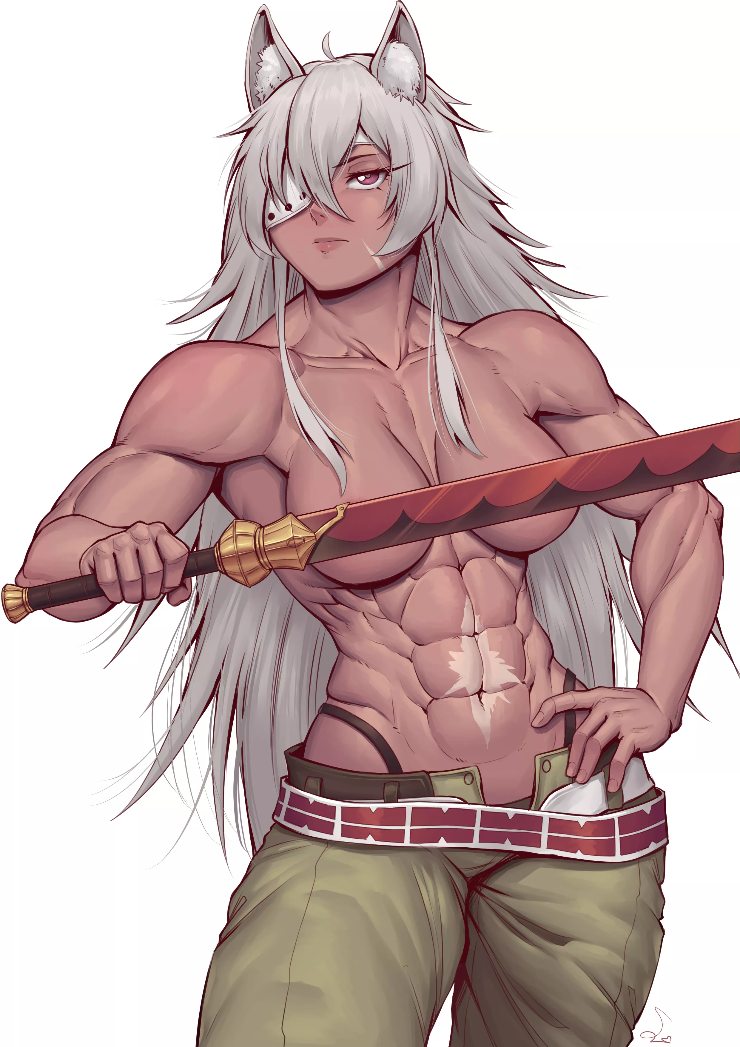 Ghislaine posing (by SpeedL00ver)[Mushoku Tensei]