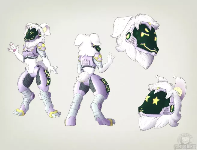 (OC) I designed a protogen, are they welcomed here?