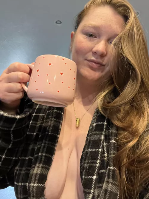 Would you like to add some cream to my coffee?😜