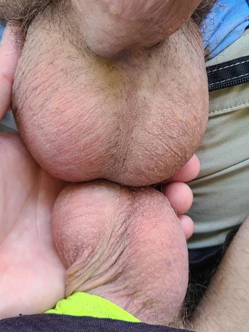 My boyfriends bull balls make mine look tiny 🤤🤣