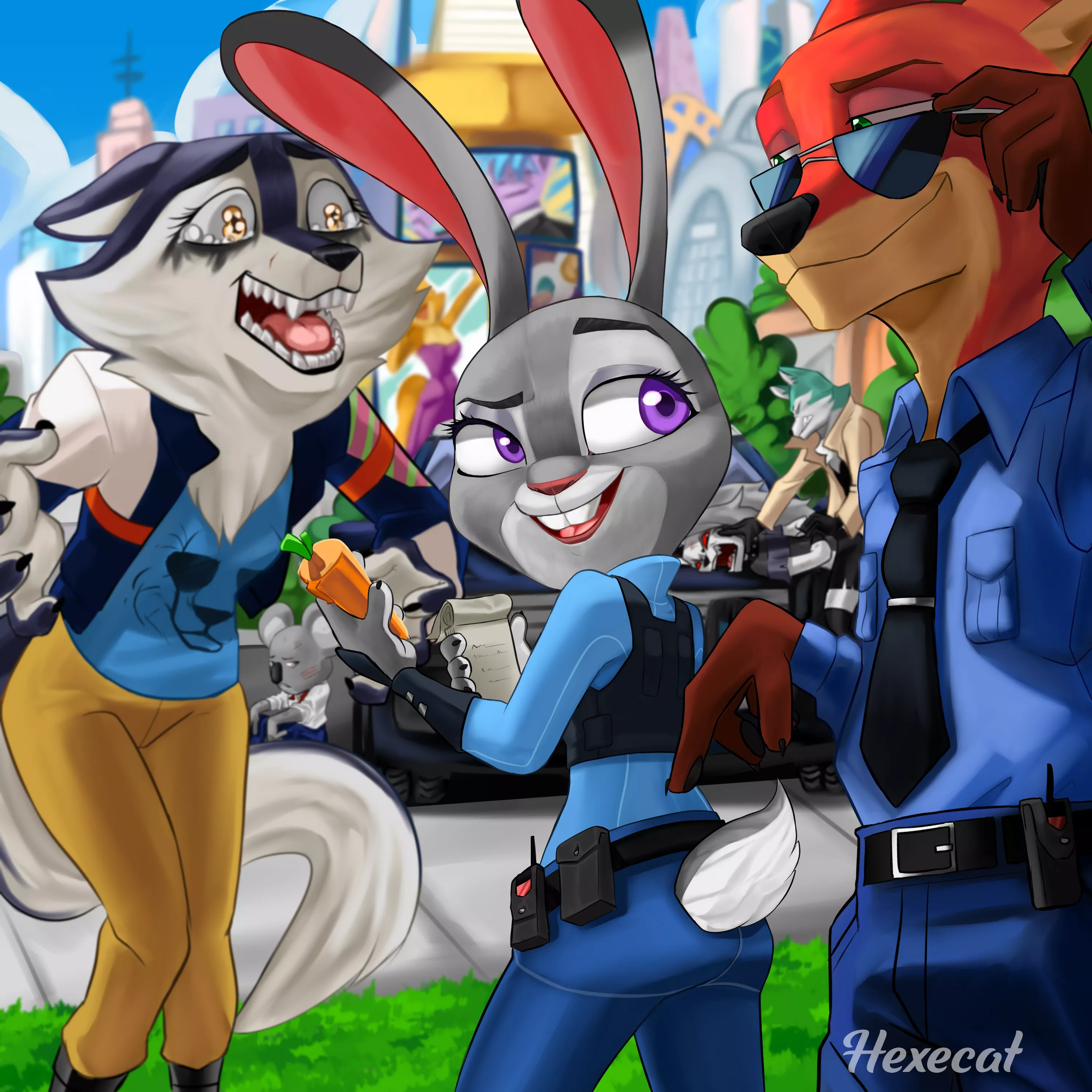 Another Day of Work , Art by me (Twitter: @Hexe_Cat)