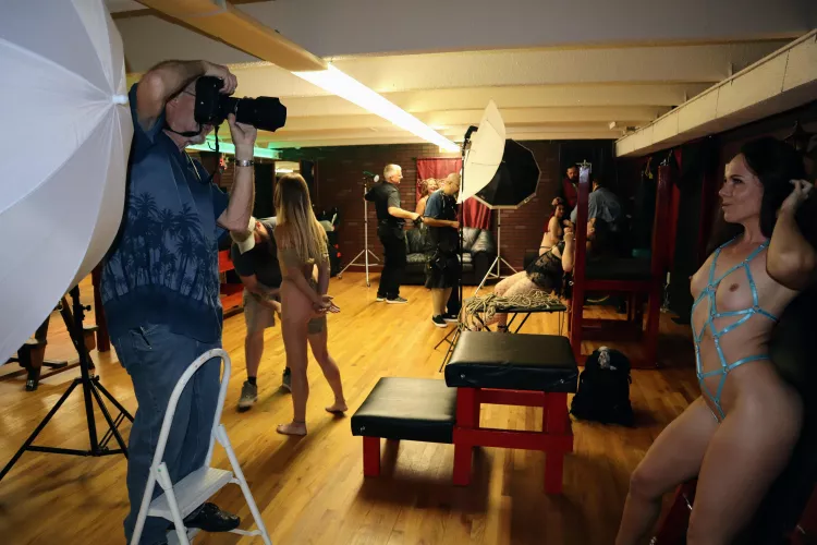 I got out of my comfort zone and did a photoshoot event. Had tons of naked fun.