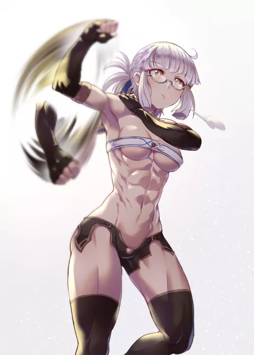 Penthesilea ready to pick a fight (by M_tomoyohi)