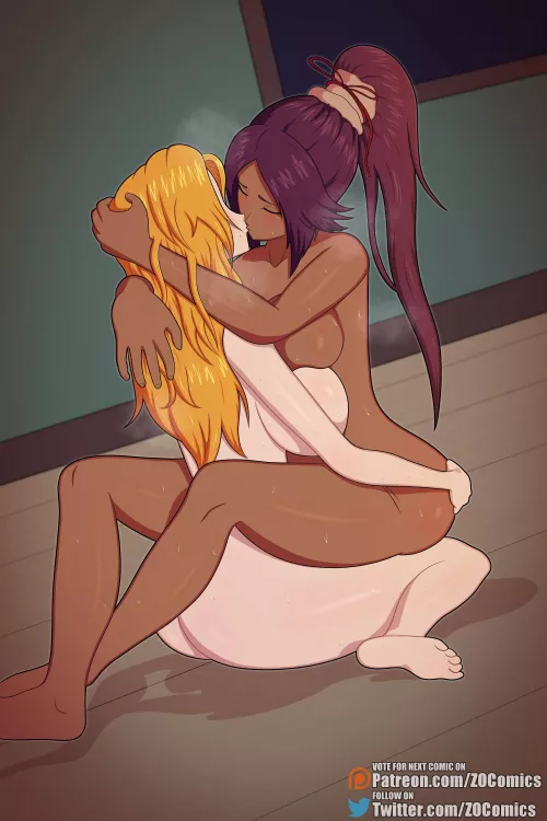 Rangiku and Yoruichi’s tryst (Z0Comics) [Bleach]