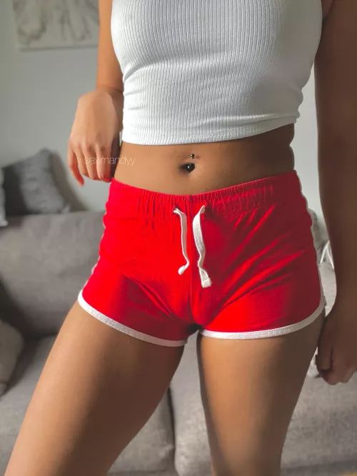 Tight shorts make the day a little bit better