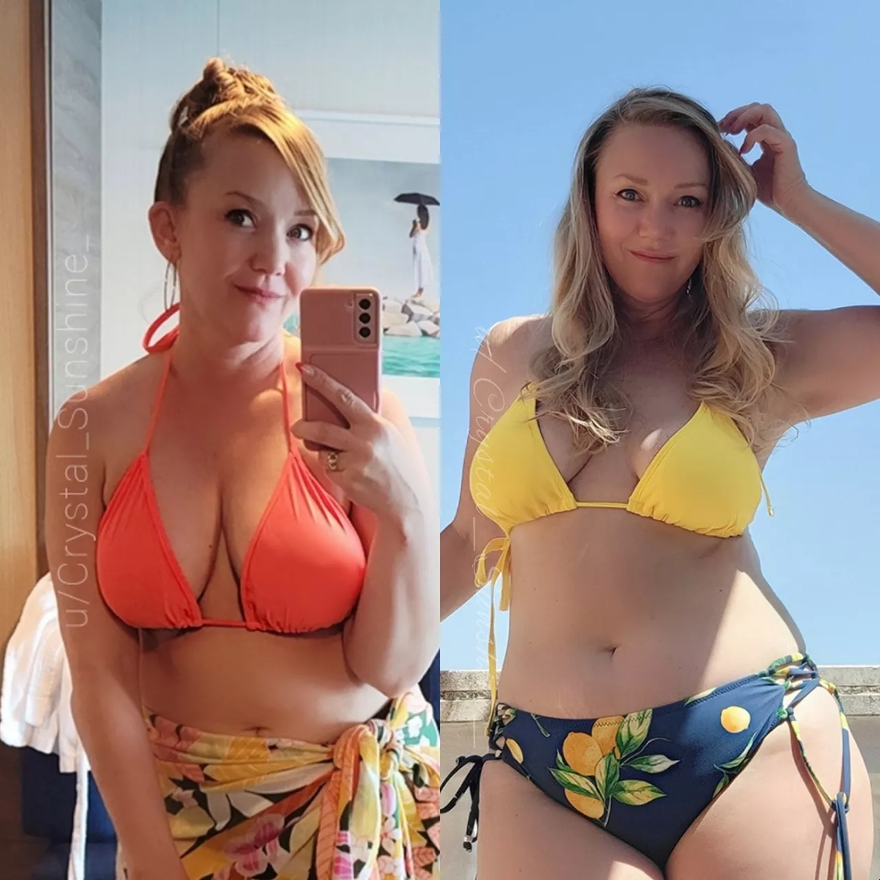 Which one looks better on me and which would you rather take off me? 😉 [F48]