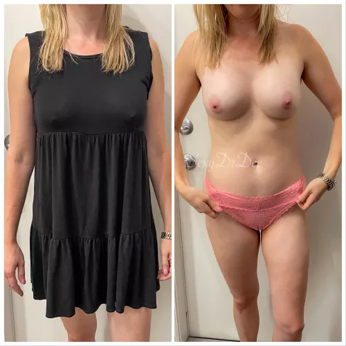 36 year old mom dressed and undressed